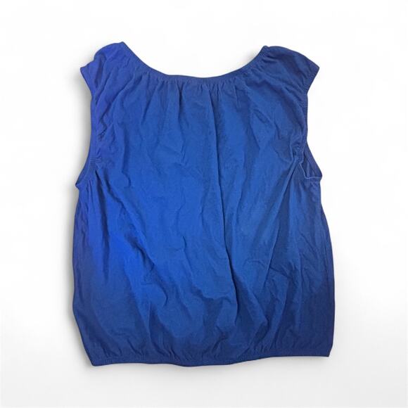 NWT Madewell Bubble Tee in Brilliant Sapphire Size XL - Picture 6 of 8